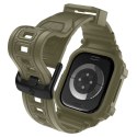 Spigen Rugged Armor Pro V2 - Pasek z obudową do Apple Watch 10 / 11 46 mm (Vintage Khaki)