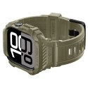Spigen Rugged Armor Pro V2 - Pasek z obudową do Apple Watch 10 / 11 46 mm (Vintage Khaki)