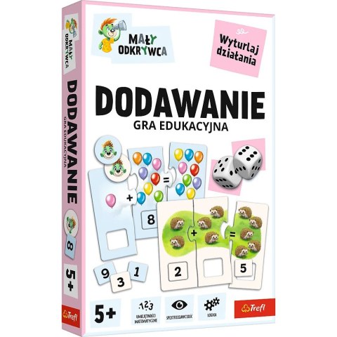 Trefl: Gra - Dodawanie (Mały odkrywca) / Kazstudio , Rodzina Treflików