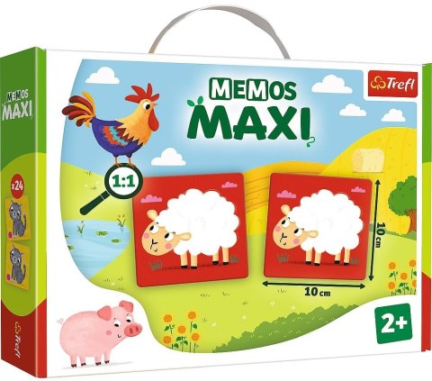 Trefl: Gra - Memos Maxi - Zwierzęta na farmie
