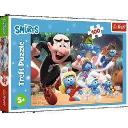 Trefl: Puzzle 100el. - Nauki Papy Smerfa