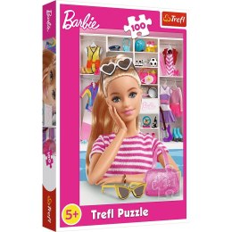 Trefl: Puzzle 100el. - Poznaj Barbie