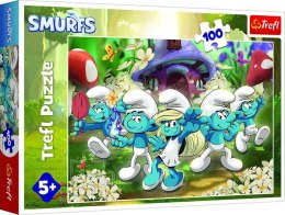 Trefl: Puzzle 100el. - Poznaj Smerfy