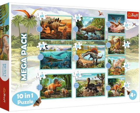 Trefl: Puzzle 10w1 - Poznaj wszystkie dinozaury