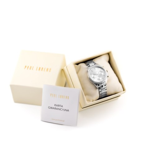ZEGAREK DAMSKI PAUL LORENS - PL20020B-3C1 (zg569c) + BOX