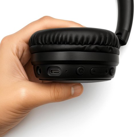 3MOTION ANC BT - Bezprzewodowe słuchawki z aktywną redukcją hałasu (ANC) - Nauszne, Bluetooth, USB-C, Mikrofon