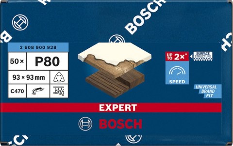 Bosch Expert C470 50 szt. Arkusz szlifierski