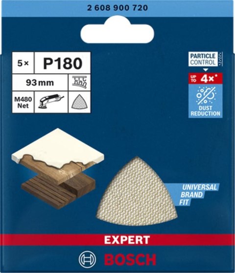 Bosch Expert M480 5 szt. Siatka szlifierska