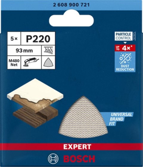 Bosch Expert M480 5 szt. Siatka szlifierska
