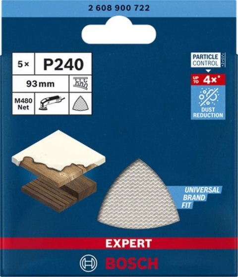 Bosch Expert M480 5 szt. Siatka szlifierska