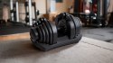 Hantel żeliwny regulowany automat 40 kg REBEL ACTIVE