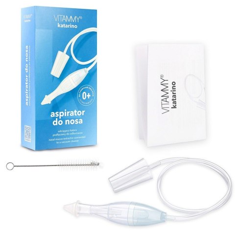 VITAMMY KATARINO Aspirator do nosa, odciągacz kataru do odkurzacza, z miękką końcówką