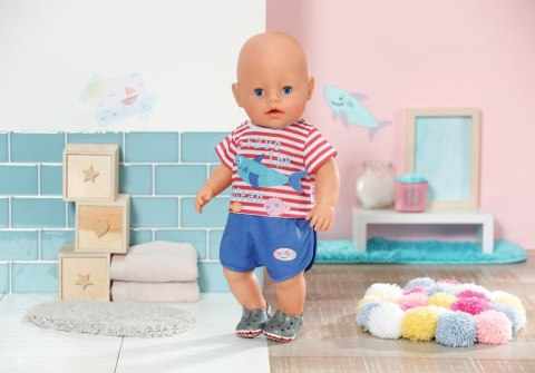 BABY born Bath Pyjamas wShoes blue 43cm Pidżama dla lalki