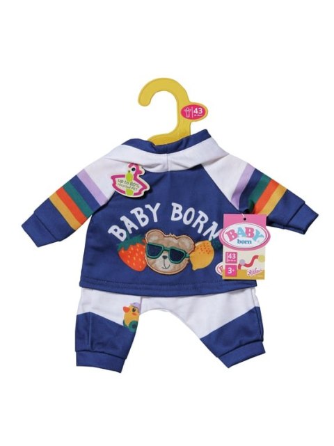 BABY born Jogging Suit Navy 43cm Zestaw ubrań dla lalek