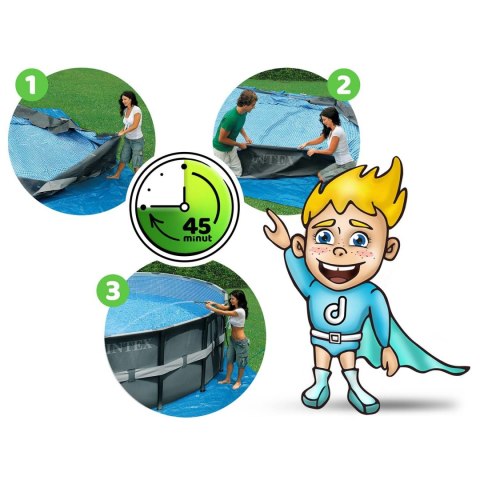 Basen ogrodowy stelażowy 488 x 122 cm 20w1 INTEX 26326