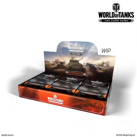 GRA TCG: World of Tanks BOOSTER DISPLAY: FIRST STRIKE 24 x BOOSTER (EN) - ARCHON