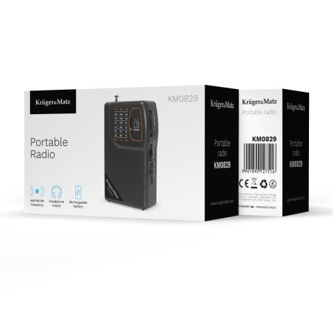 Radio przenośne analogowe Kruger&Matz model KM0829