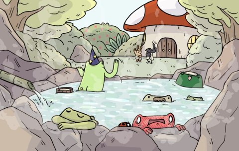 GRA TAM GDZIE KRACZĄ ŻABY - podstawa - LUCKY DUCK GAMES