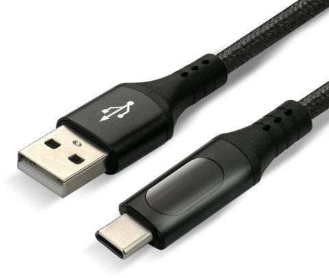 KABEL USB-A / USB-C LCD everActive CBB-2CBL 200cm 3A