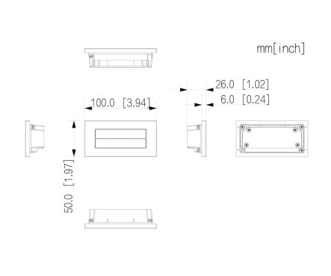 MODUŁ KLAWIATURY VTO4202F-MDB4 DO MODUŁÓW VTO4202F-P, VTO4201F-P, VTO4201F-P1 DAHUA