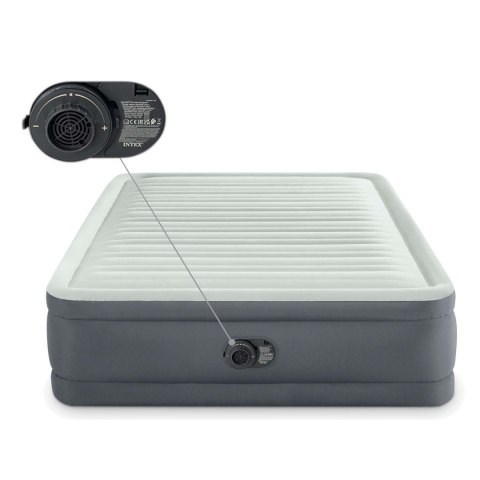 Materac dmuchany 191x137x46 cm z wbudowaną pompką elektryczną INTEX 64904ND