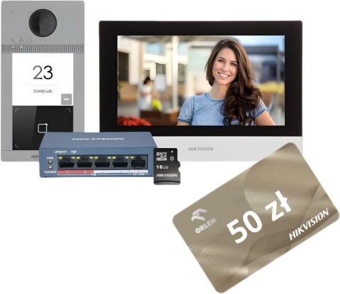 ZESTAW WIDEODOMOFONOWY HIKVISION DS-KIS604-S(C)(O-STD)/eu