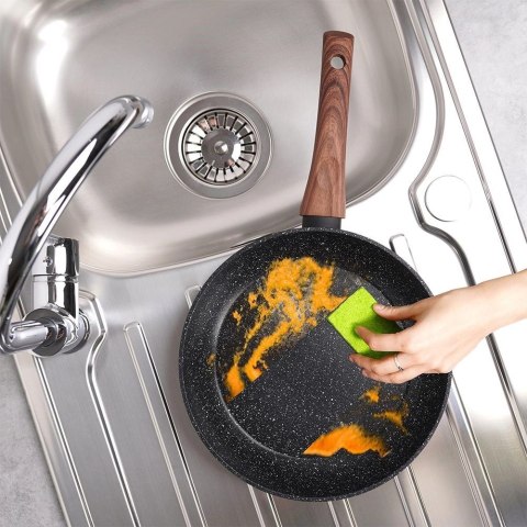 Zestaw Patelni na Gaz Indukcja Granitowe Nieprzywierające VILDE 3 szt.