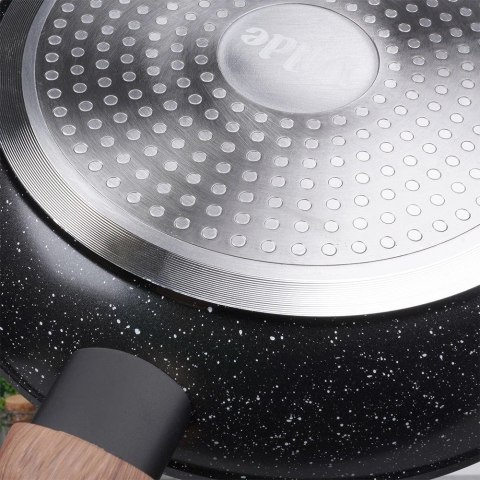 Zestaw Patelni na Gaz Indukcja Granitowe Nieprzywierające VILDE 3 szt.