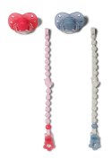BABY born Dummy with Clip 2 assorted Smoczek i uchwyt na smoczek dla lalki