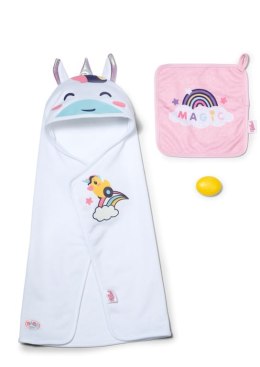BABY born Hooded Towel Set Zestaw kąpielowy dla lalki