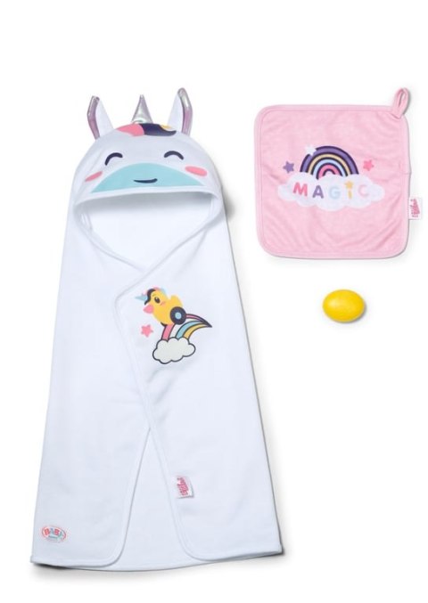 BABY born Hooded Towel Set Zestaw kąpielowy dla lalki