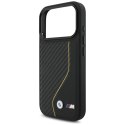 BMW M Carbon Line & Logo MagSafe - Etui iPhone 17 Pro (żółty)