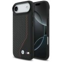 BMW M Carbon Line & Logo MagSafe - Etui iPhone Air (czerwony)