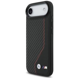BMW M Carbon Line & Logo MagSafe - Etui iPhone Air (czerwony)