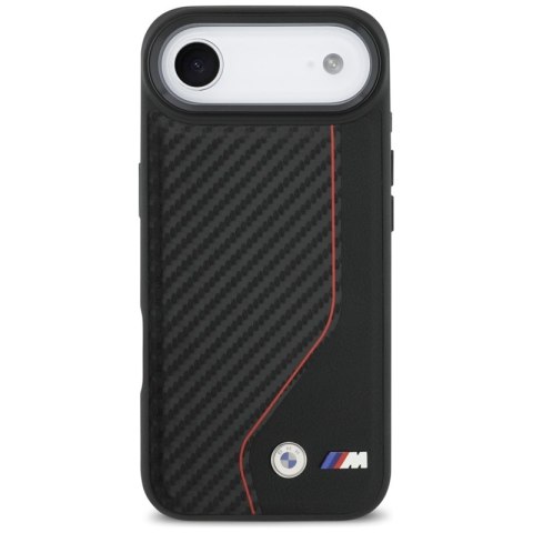 BMW M Carbon Line & Logo MagSafe - Etui iPhone Air (czerwony)