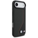 BMW M Carbon Line & Logo MagSafe - Etui iPhone Air (czerwony)
