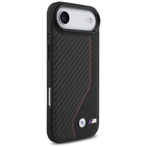BMW M Carbon Line & Logo MagSafe - Etui iPhone Air (czerwony)