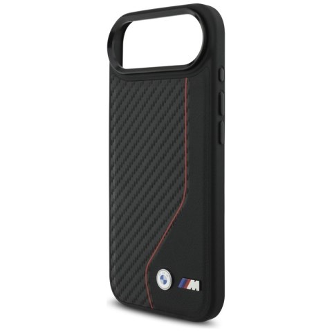 BMW M Carbon Line & Logo MagSafe - Etui iPhone Air (czerwony)