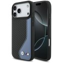 BMW M Carbon Logo MagSafe - Etui iPhone 17 Pro Max (niebieski)