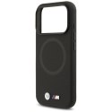 BMW M FW Metal Logo MagSafe - Etui iPhone 17 Pro (czarny)
