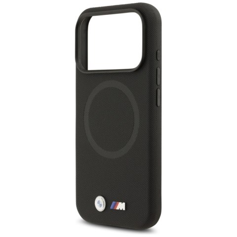 BMW M FW Metal Logo MagSafe - Etui iPhone 17 Pro (czarny)