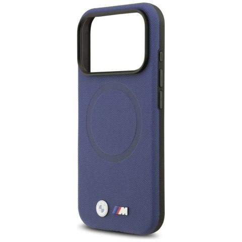 BMW M FW Metal Logo MagSafe - Etui iPhone 17 Pro (granatowy)