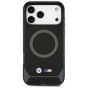 BMW M IML Metal Buttons & Logo MagSafe - Etui iPhone 17 Pro Max (czarny / niebieski)
