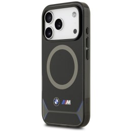 BMW M IML Metal Buttons & Logo MagSafe - Etui iPhone 17 Pro (czarny / niebieski)