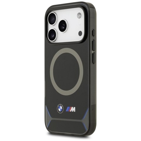 BMW M IML Metal Buttons & Logo MagSafe - Etui iPhone 17 Pro (czarny / niebieski)
