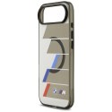 BMW M IML Metal Buttons Tricolor Lines MagSafe - Etui iPhone Air (antracyt)