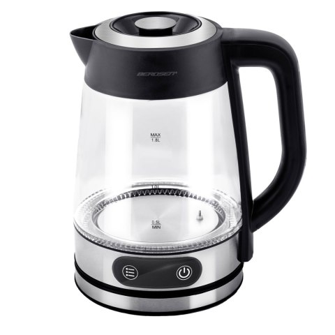 Czajnik elektryczny szklany z regulacją temperatury 1,8l 2200W Berdsen BD-715