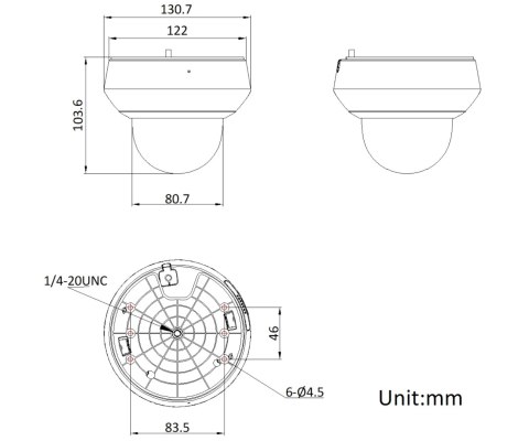 KAMERA IP OBROTOWA ZEWNĘTRZNA DS-2DE2A404IWG1-E PL - 4 Mpx 2.8 ... 12 mm Hikvision
