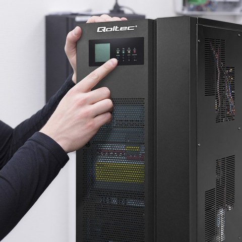 Qoltec Zasilacz awaryjny UPS 3 - fazowy | 20kVA | 16KW | LCD | EPO | SNMP | USB | On-line | Low frequency