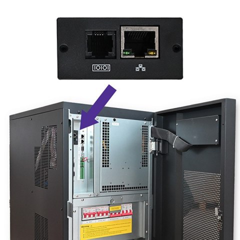 Qoltec Zasilacz awaryjny UPS 3 - fazowy | 20kVA | 16KW | LCD | EPO | SNMP | USB | On-line | Low frequency